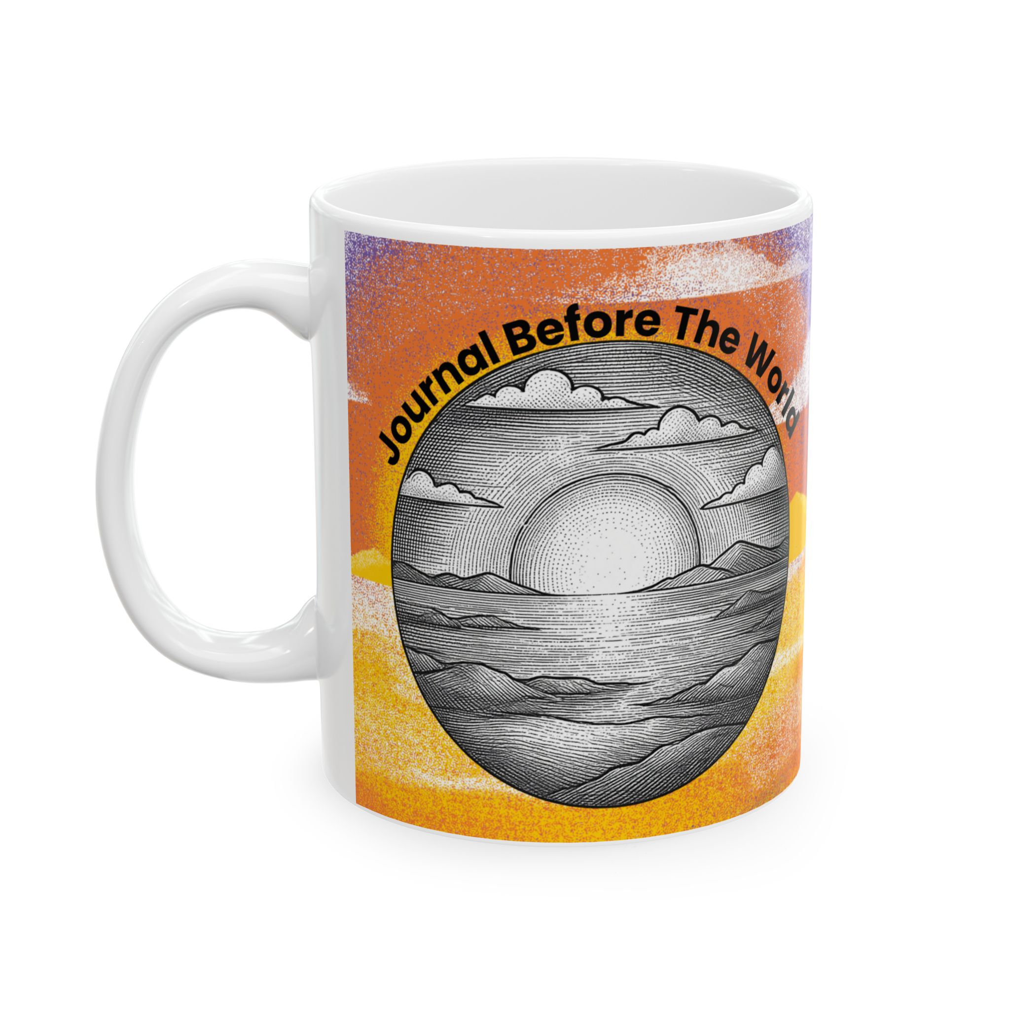 Journal Before The World – Quiet Joys™ Morning Mug